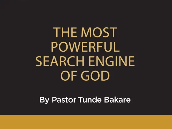 THE MOST POWERFUL SEARCH ENGINE OF GOD