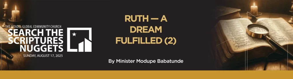 RUTH — A DREAM FULFILLED – 2