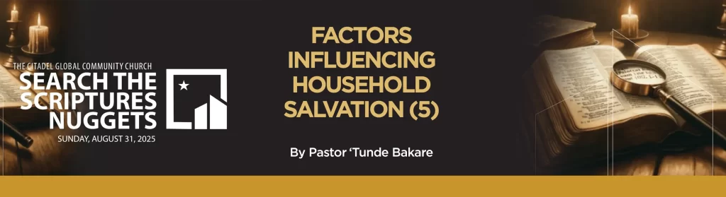 FACTORS INFLUENCING HOUSEHOLD SALVATION (5)