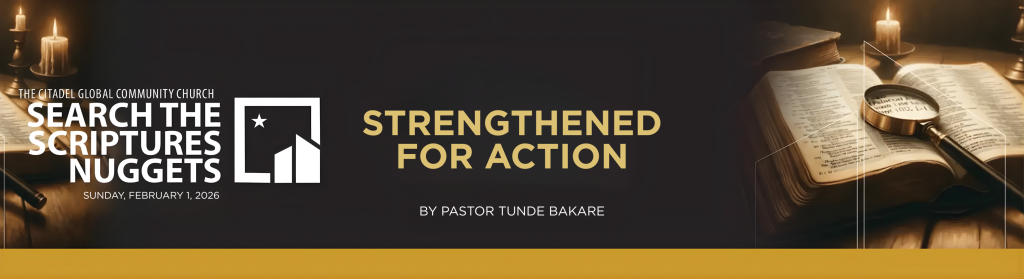 STRENGTHENED FOR ACTION