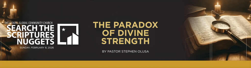 THE PARADOX OF DIVINE STRENGTH