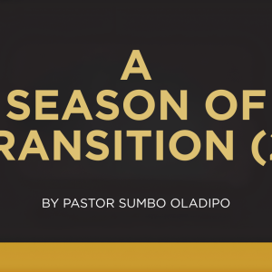 A SEASON OF TRANSITION (2)