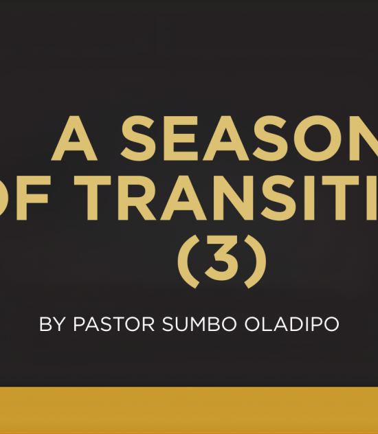 A SEASON OF TRANSITION (3)
