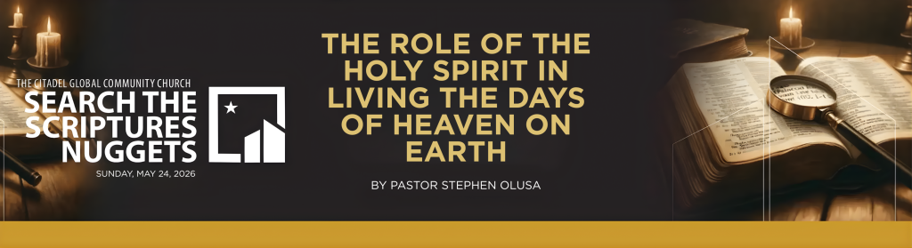 The Role of the Holy Spirit in Living the Days of Heaven on Earth